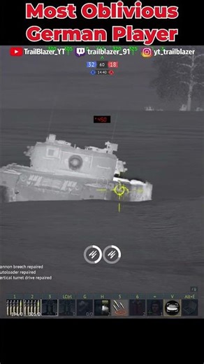 Most Oblivious Tank Player in War Thunder | BMPT #warthunder #shorts