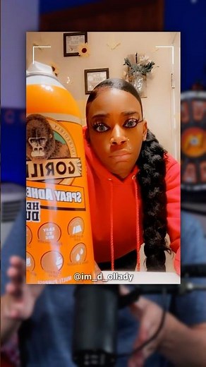 This Girl Put Gorilla Glue In Her Hair 😳