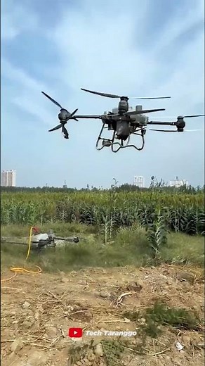 How Farming Drones Spray Crops So Fast | Smart Agriculture Technology