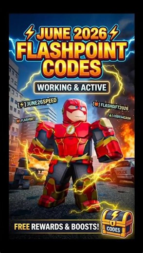 ALL *SECRET* FLASHPOINT CODES IN JUNE 2026! 🤫⚡ #shorts #roblox