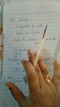 #integration by parts #calculus #maths #mathmentors