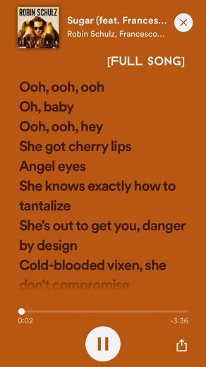 Robin Schulz Sugar: Full Song Lyrics and Details