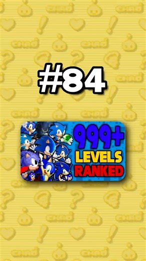 Number 84 - Ranking ALL 999+ Sonic Levels from Worst to Best #sonicthehedgehog
