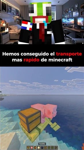 The fastest transport in Minecraft 🚅 #dub