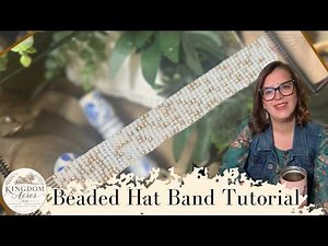 Beaded Hat Band Tutorial | Essential Stencil Hat Giveaway