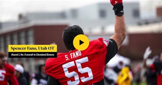 Utah OT Spencer Fano drafted by the Cleveland Browns at No. 9. Here’s what his new coach and NFL analysts think of the pick