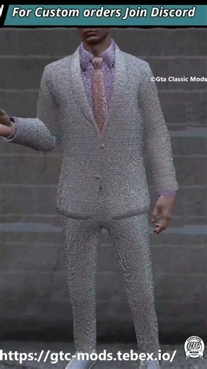 FiveM Outfits: VVS Iced-Out Sparkling Diamond Suit for FiveM RP ✨ 💎