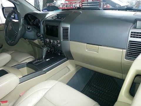 Nissan Armada/Titan Air mix door actuator replacement to fix the clicking noise or no heat.