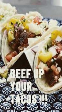 Ancho Beef Tacos with Pineapple Salsa | Colorado Beef