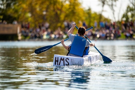 Cedarville University holds annual cardboard canoe race