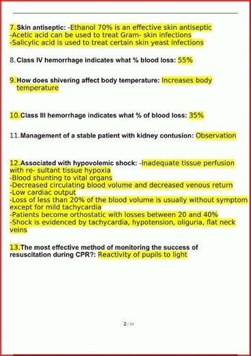 Atls Practice Exam Questions Answers6074update video