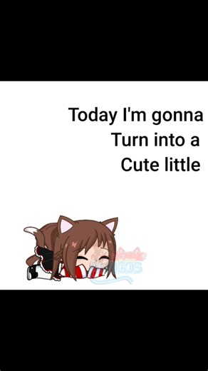 Today I'm gonna turn into a cute little cat 😺✨ #gachalife #gacha #animation #trend #sonic