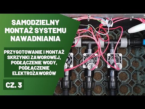 Installation of lawn irrigation part 3 - valve box assembly, connection Rain Bird, Hunter