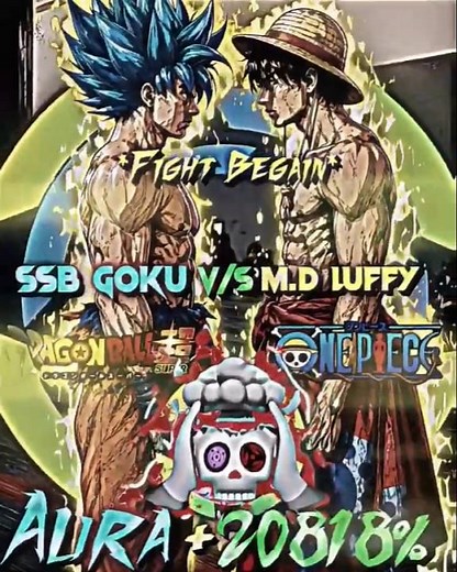 Luffy Finally Faced SSB Goku 😳🔥 | The Aura Clash Was Insane ⭐