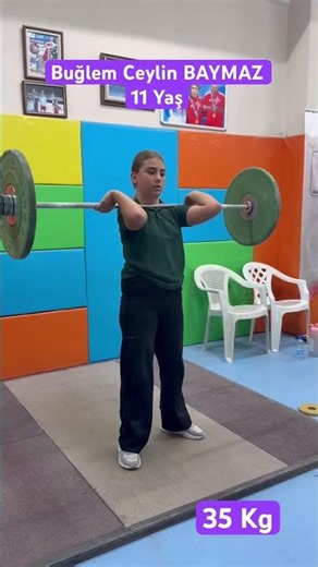 Buğlem Ceylin BAYMAZ Clean and Jerk 35 kg