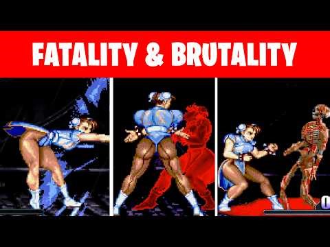 CHUN-LI MK SHOWCASE - SPECIAL MOVES & FATALITIES #mugen #sf2 #mk