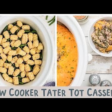 Slow Cooker Tater Tot Casserole