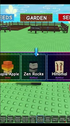 MAPLE APPLE GROW A GARDEN! #growagarden #roblox #gaming