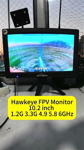 Hawkeye Captain X fpv monitor covered 1.2G 3.3G 4.9GHZ 5.8GHZ 6GHZ #fpv #drones #longrangefpv #rc