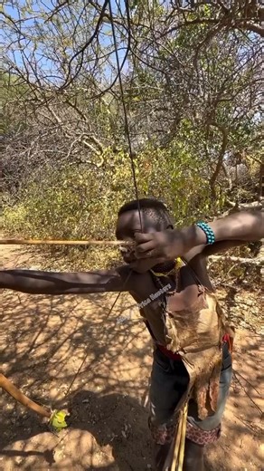 African Hunter Aiming! 非洲猎人精准瞄准 😱 #MonkeyHunt #BushHunter #WildAim