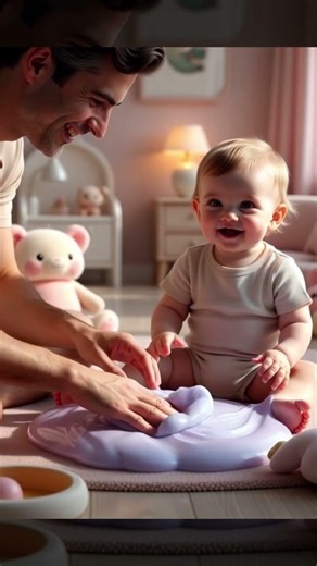 Magic Color Changing Slime 🌈 | Baby & Family Slime Fun part 2