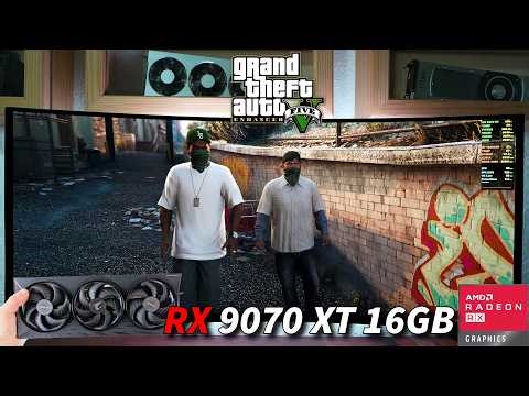 GTA 5 Enhanced - RX 9070 XT 16GB - Ryzen 7 9800X3D | Alienware AW3425DW 34" Oled