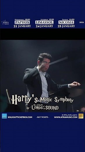 Musical hits from the Harry Potter movies. “Harry’s Magic Symphony.” Lords of the Sound