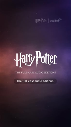 Audible on Instagram: "Ready to hear the magic? The first installment in Harry Potter: The Full-Cast Audio Editions hits Audible November 4.✨ Pre-order now at the link in bio."