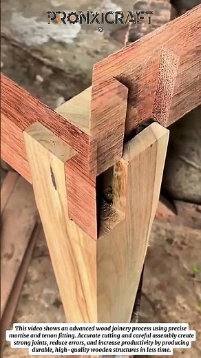Advanced Wood Joinery Technique | Perfect Mortise and Tenon Fit