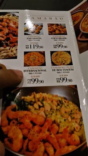 Novo menu do Coco Bambu trabalha destacando produtos estratégicos do cardápio