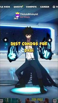 BEST Dabi Skin Combos ‼️🔥 #blickykt #fortnitecombos #dabi #myheroacademia