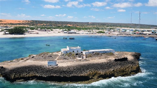 Hvem bor på denne lille ø i havet?