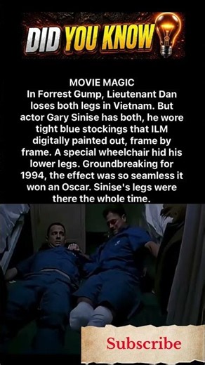 Lieutenant Dan’s Legs Were Never Gone #history #ww2 #viral #shorts #didyouknow #historyfacts #