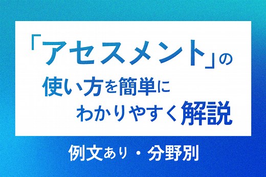 アセスメントとは？意味や使い方をわかりやすく解説【例文あり・分野別】｜人材アセスメントラボ｜ミイダス