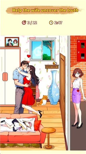 Help the Wife uncover the Truth #shorts #games #funny