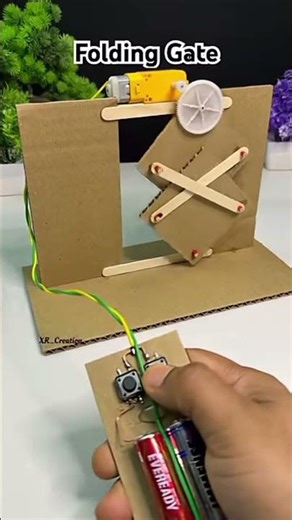 metro entry gate working model with Arduino Uno #schoolproject#sciencemodel#diy #arduinoproject