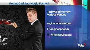 Magic is taking over the Queen City as part of ReginaCadabra Magic Festival this week. Watch 'The Wonderist' Chris Funk play a trick on Teri Fikowski. | Global Regina
