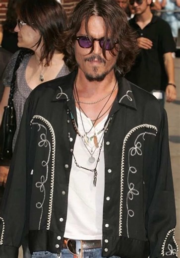 Perhaps a fan? Our Bolero jacket was designed in 1936 and we are still making them today. #johnnydepp #westernfashion #jacket