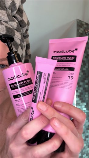 Korea is light years ahead of us in beauty and this Medicube Rosemary Strengthening Set is just another example of that @medicube global