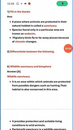 8th class science conservation of plants and animals full notes