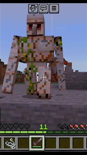 iron golam in Minecraft 😂