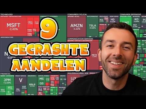 9 GECRASHTE AANDELEN OM NU TE KOPEN!