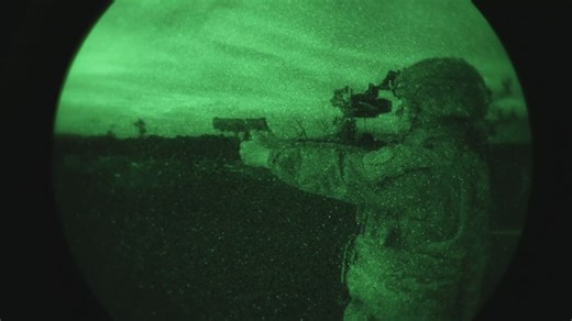 Broll: 25th DSB Conducts Night Qualifications During Operation PIKO