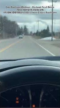 Car Auction Online - Virtual Test Drive 2011 TOYOTA AVALON 4T1BK3DB9BU427023 Twin Cities Auctions