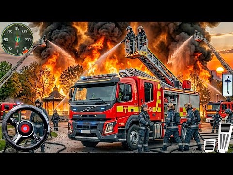 New Firefighter Simulator 2026 - Extreme City Park Fire Rescue - Android Gameplay
