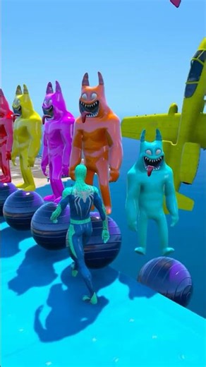 GTA V FERAL BANBAN VS ALIEN RAGDOLL FAIL#shorts