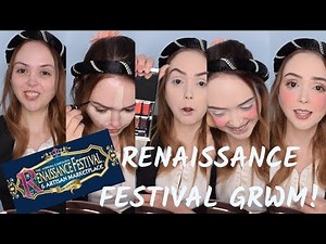 GRWM - Simple DIY Renaissance Festival Cosplay & Makeup Tutorial