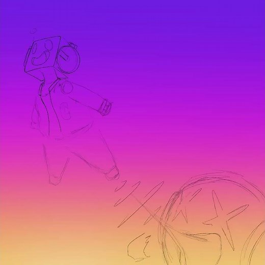 Making the Graduation album cover with my oc Cubey #art #originalcharacter #artist #graduation