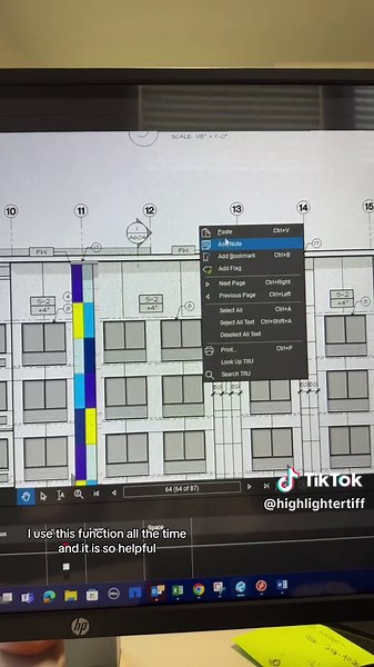How to use snapshot tool on Bluebeam #constructiontok #womeninconstruction #projectmanagement #construction #projectmanager #work #career #bluebeam