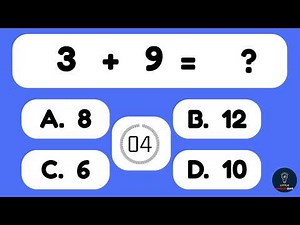 Plus and Minus Math Quiz for Kids | 20 New Addition & Subtraction Questions (Part 3)